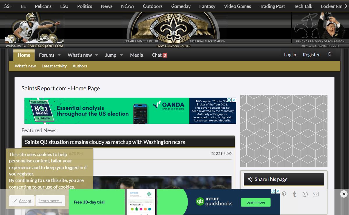 SaintsReport.com - Home Page | New Orleans Saints - SaintsReport.com