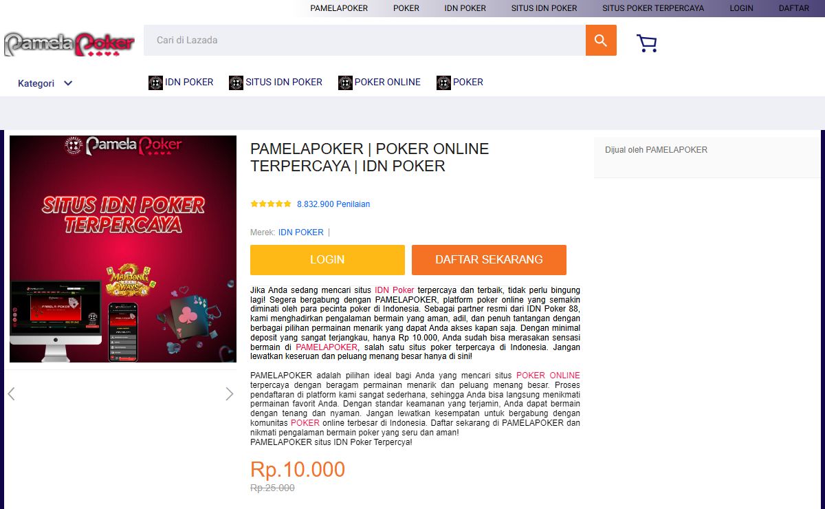 PAMELAPOKER | POKER ONLINE TERPERCAYA | IDN POKER