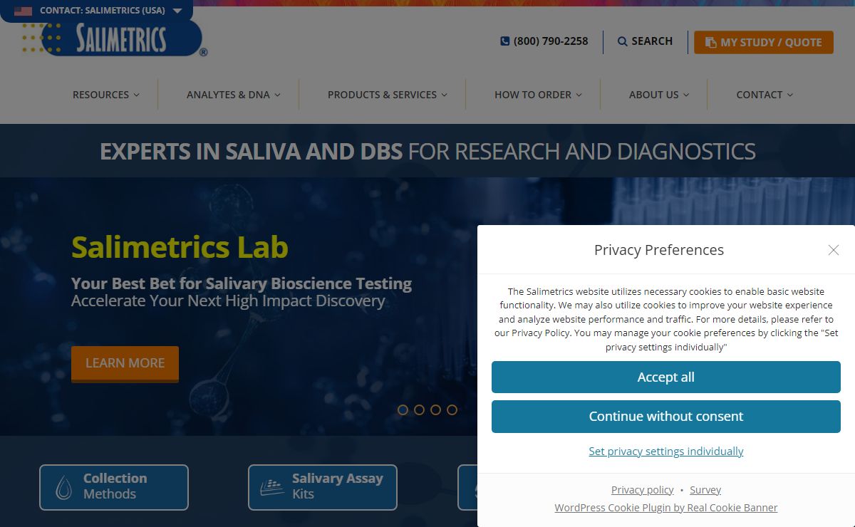 Salimetrics – Better Salivary Bioscience Starts Here