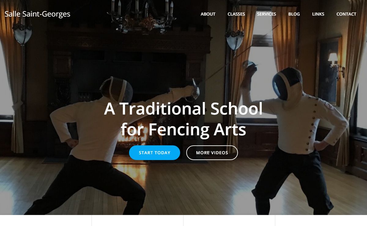 Salle Saint-Georges – A Traditional School for the Fencing Arts