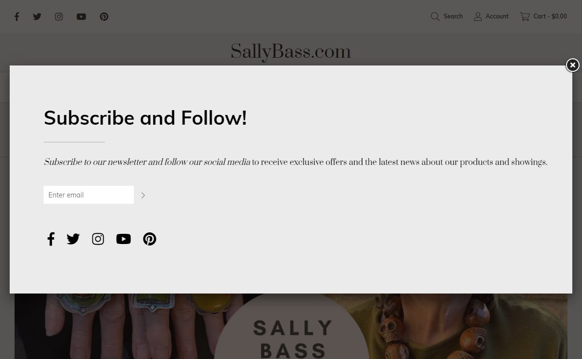 Welcome to Sally Bass Jewelry – SallyBass.com