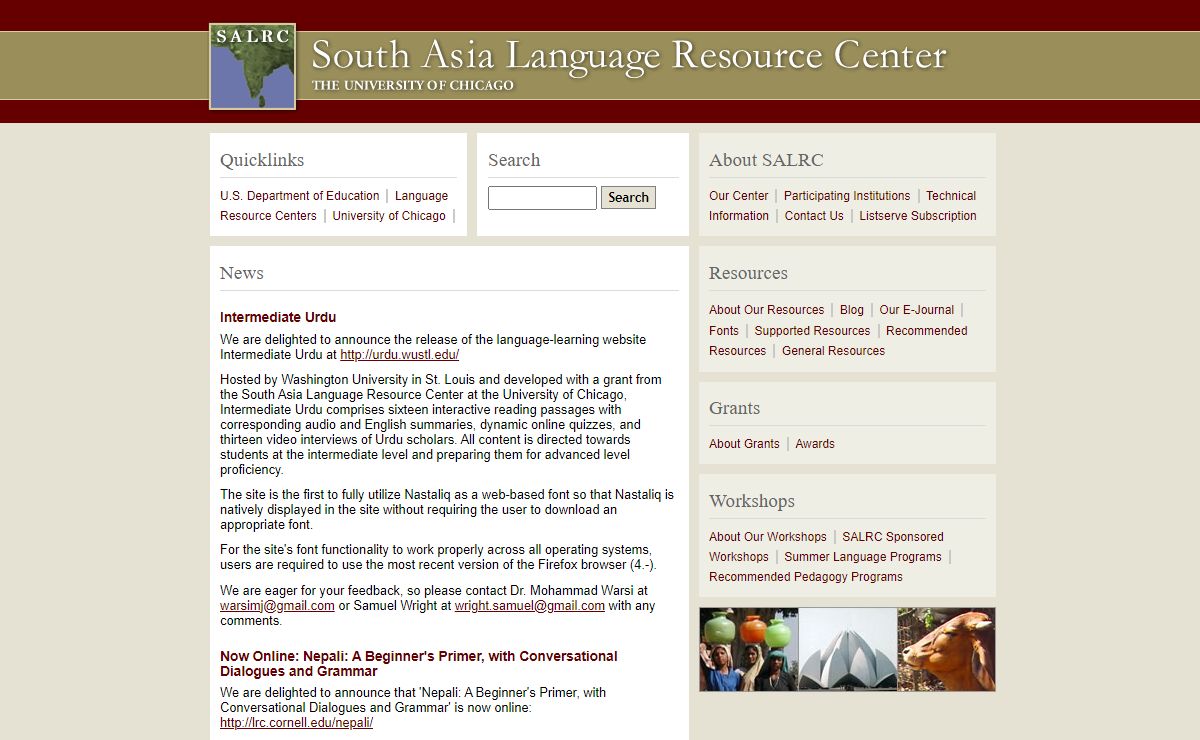 South Asia Language Resource Center