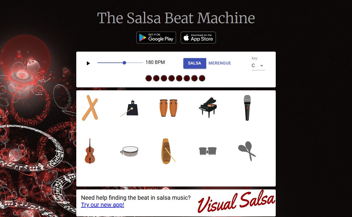 The Salsa Beat Machine 🎼🎹