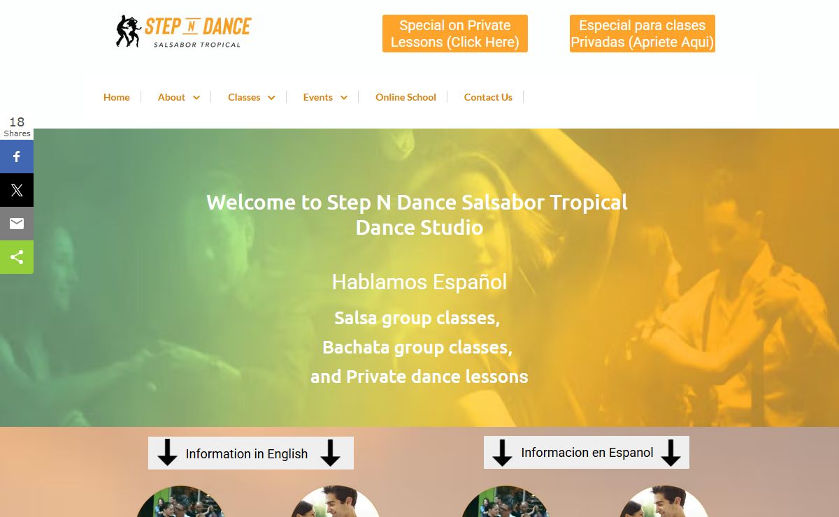 Salsa Dance Instruction by Step N Dance Salsabor Tropical Dance Studio