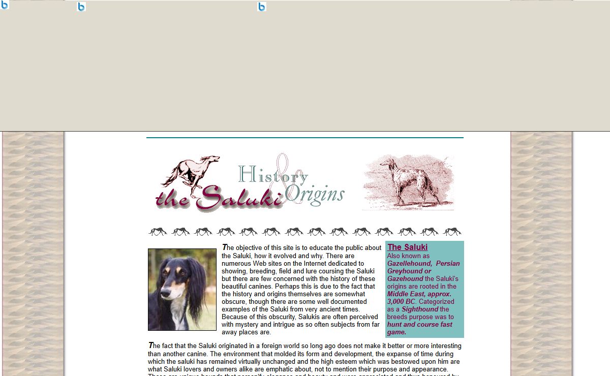 The Saluki: History and Origins