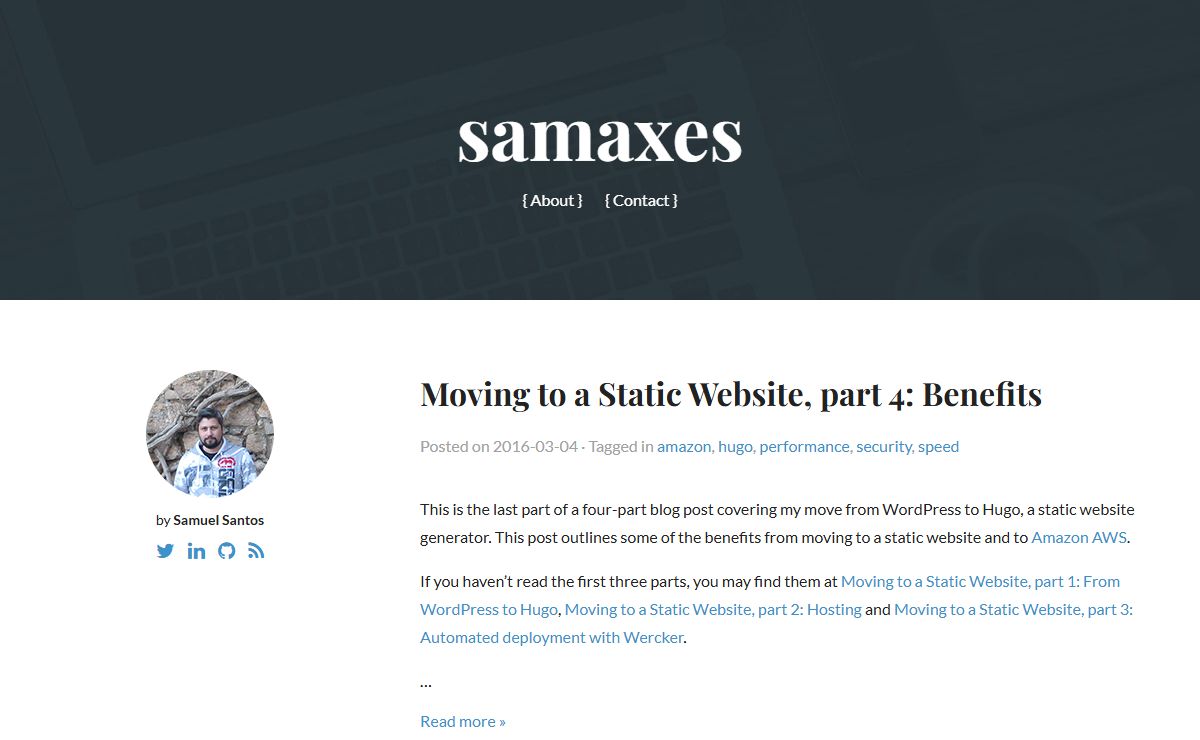 samaxes · The personal website of Samuel Santos