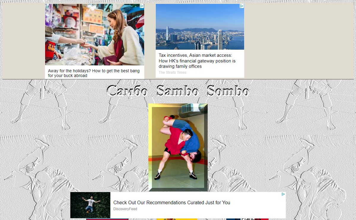 SAMBO SOMBO UBC Vancouver BC Canada - Russian Wrestling Style and Martial Art - Promoted by Oleg Taktarov