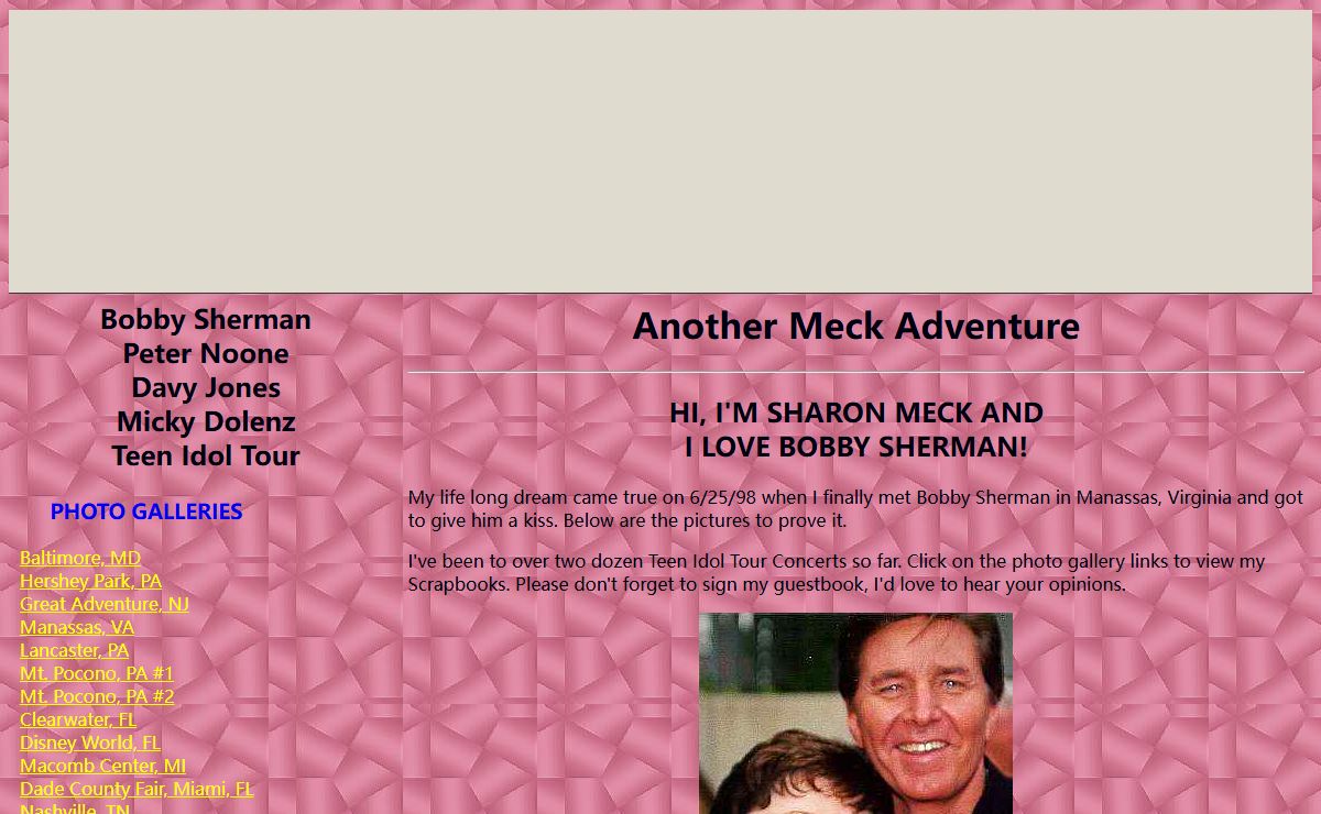 Bobby Sherman and Another Meck Adventure