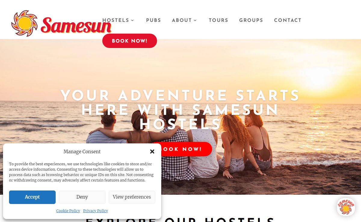 Home - Samesun Hostels Canada & USA