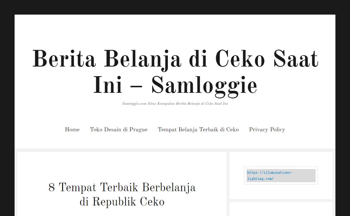 Berita Belanja di Ceko Saat Ini - Samloggie