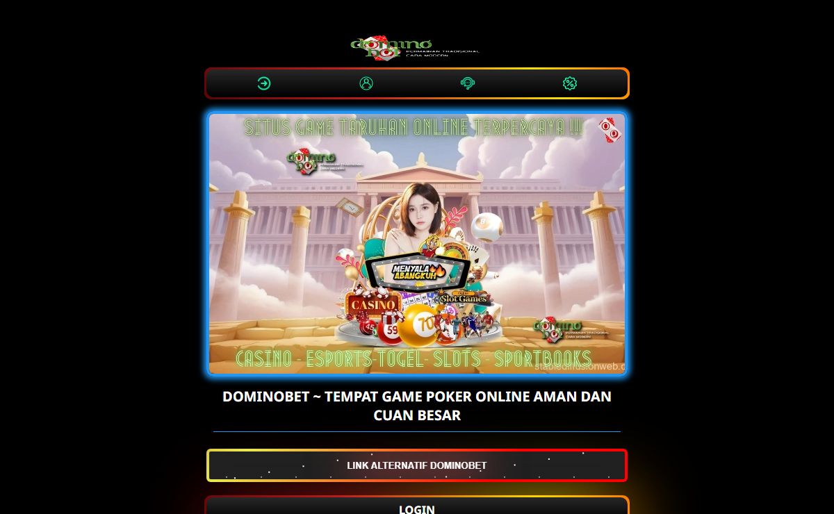 DominoBet ~ Tempat Game Poker Online Aman dan Cuan Besar