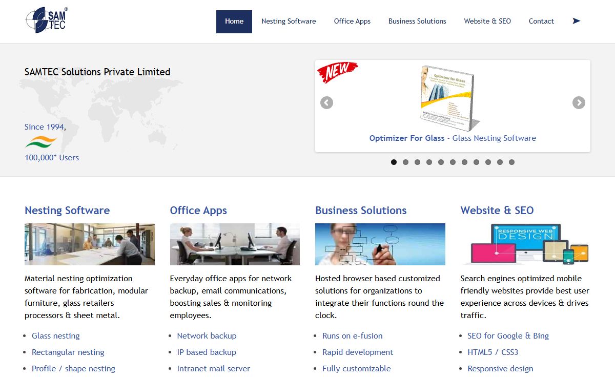 Nesting software, Office apps, Business solutions, Website & SEO