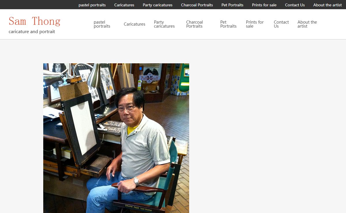 Sam Thong – caricature and portrait