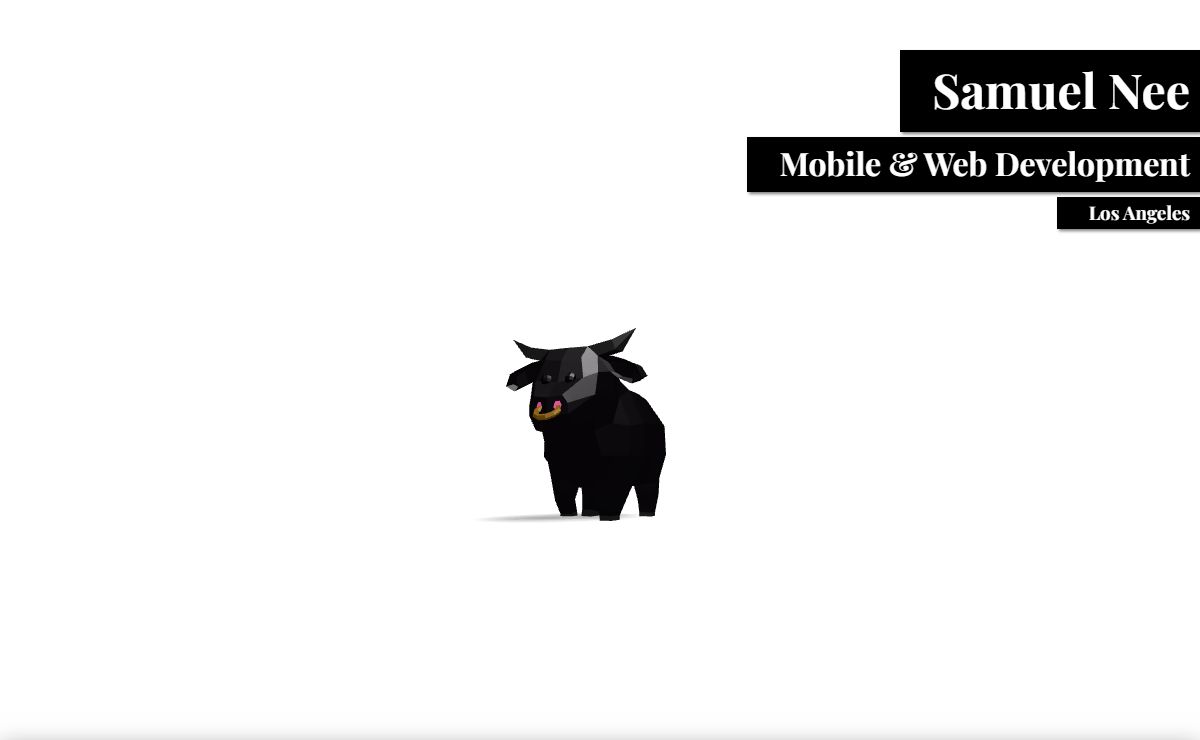 Samuel Nee - Los Angeles Mobile and Web Developer