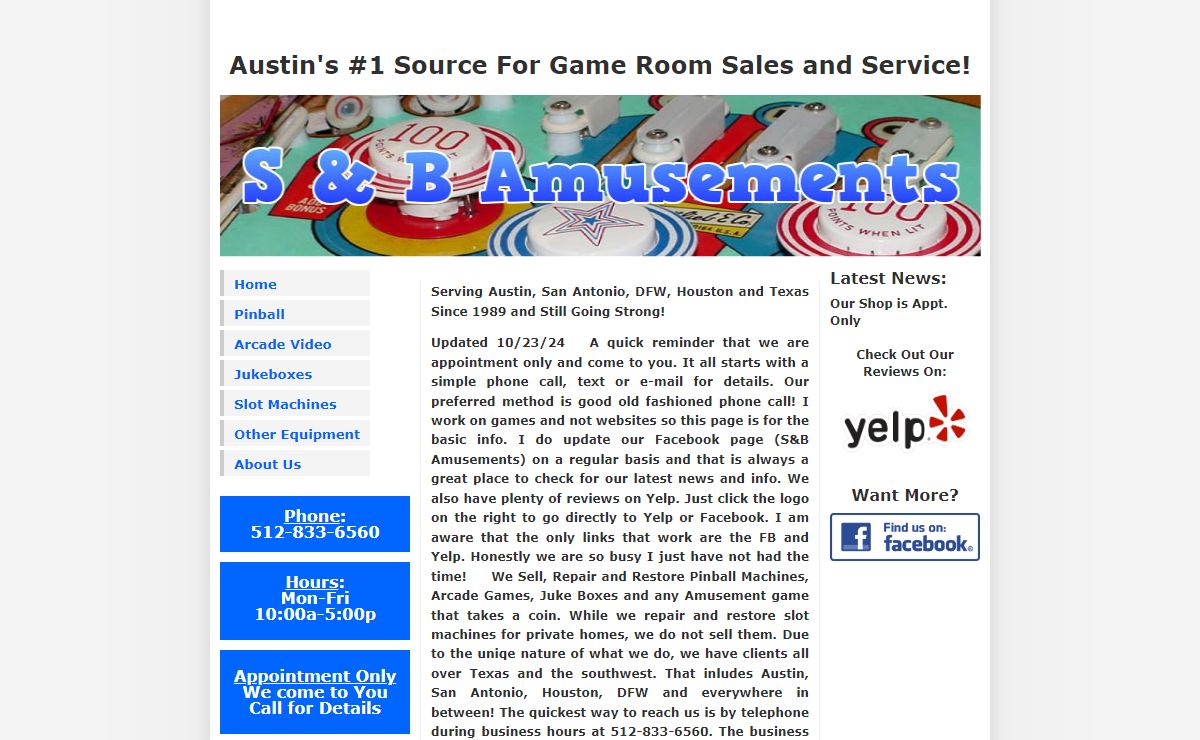 S & B Amusements