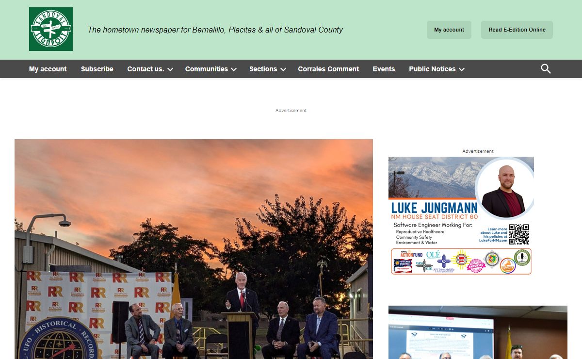 Sandoval Signpost – The hometown newspaper for Bernalillo, Placitas & all of Sandoval County