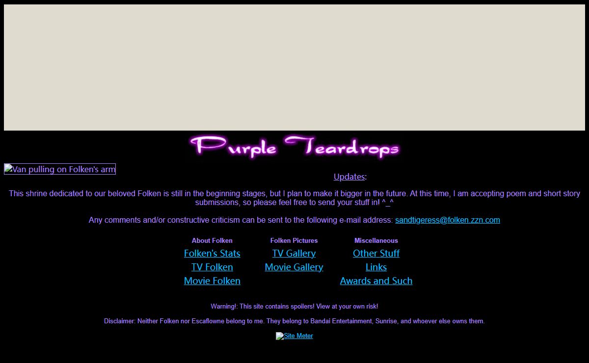 Purple Teardrops