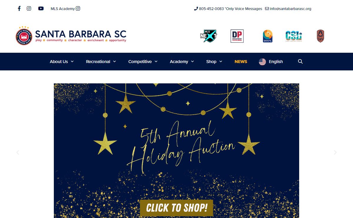 Home - Santa Barbara Soccer Club