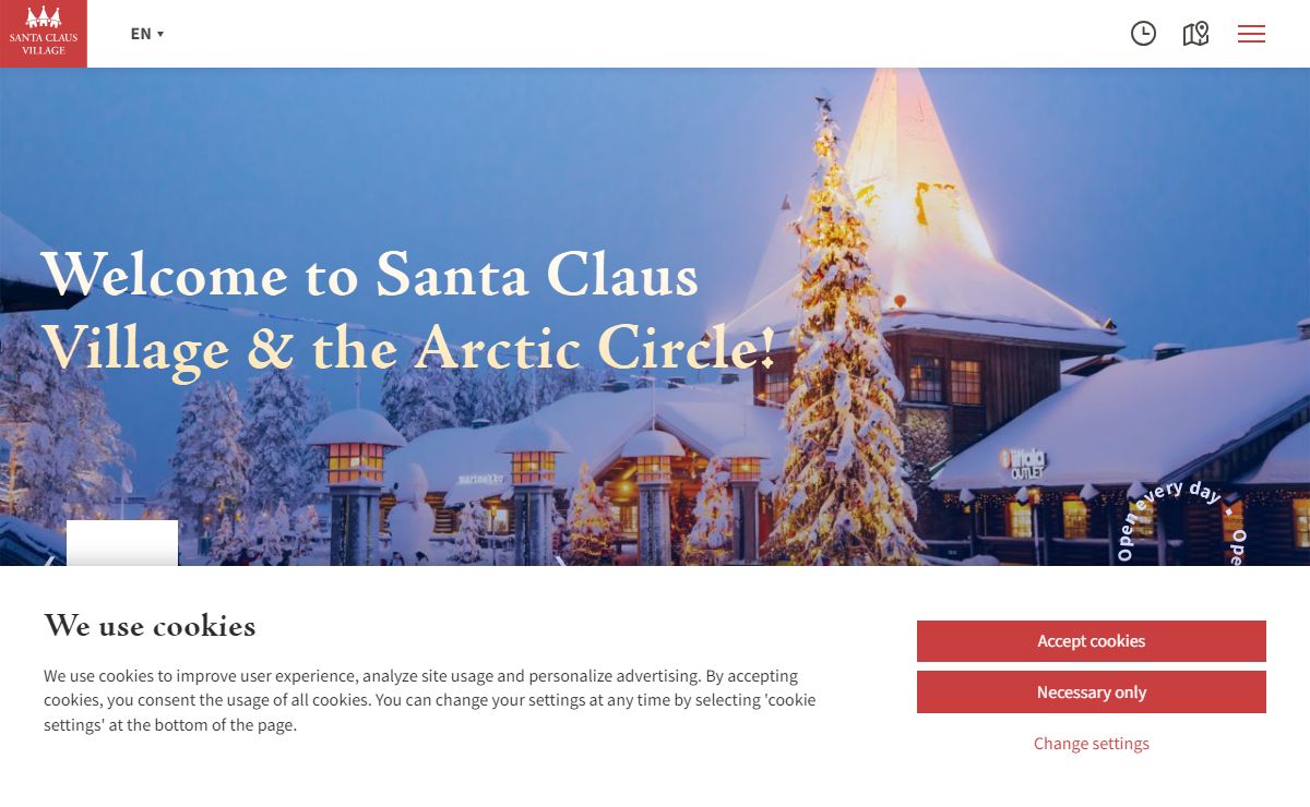 Welcome to Santa Claus Village | Arctic Circle, Rovaniemi Lapland