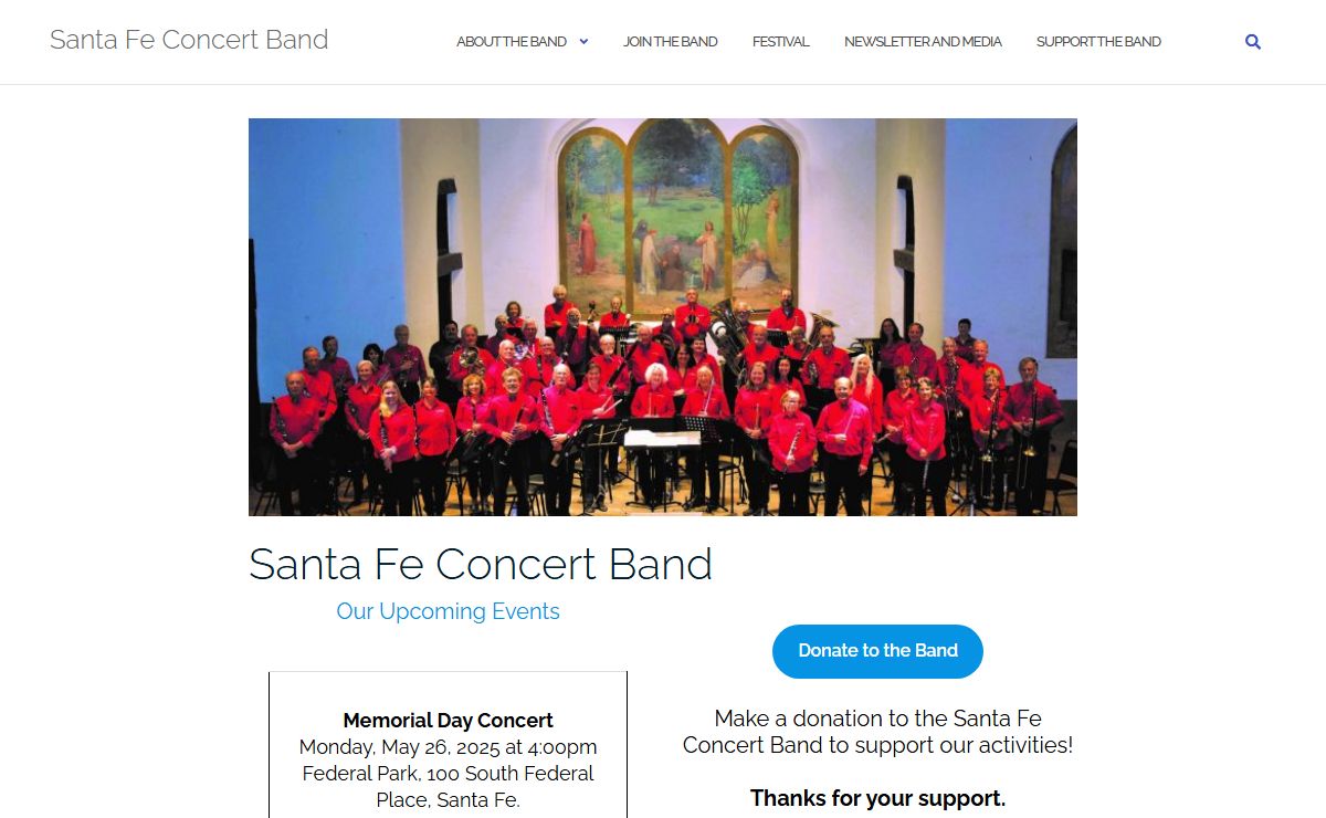 Santa Fe Concert Band – Santa Fe, New Mexico