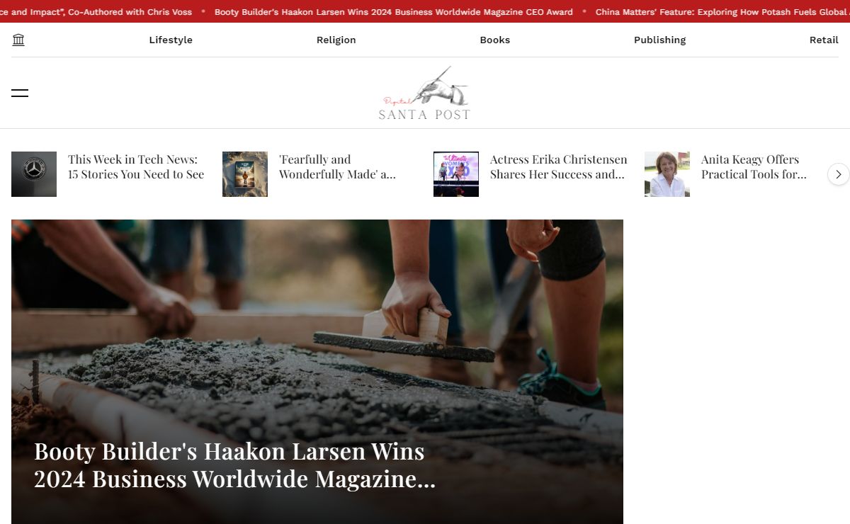 Santa Post - Books, Religion, Publishing, and Lifestyle News