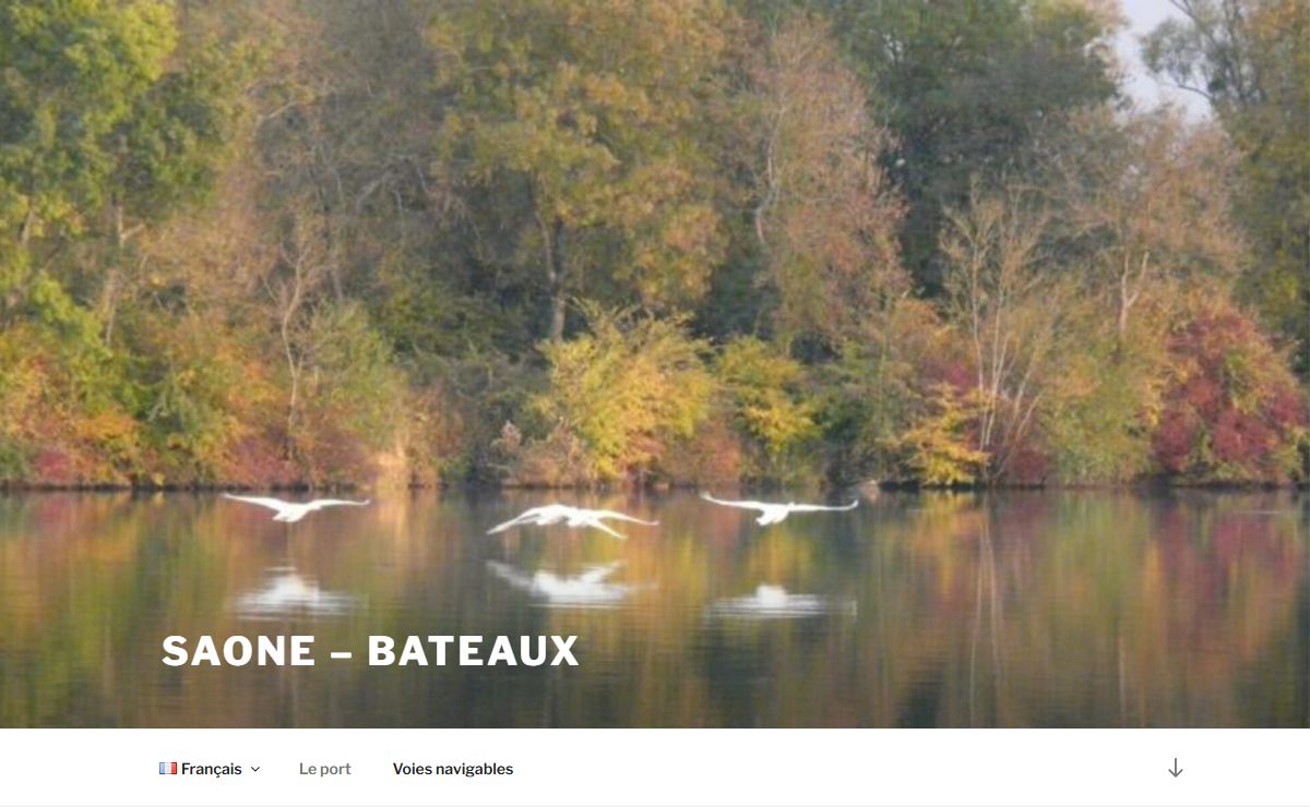 Le port - Saone - Bateaux