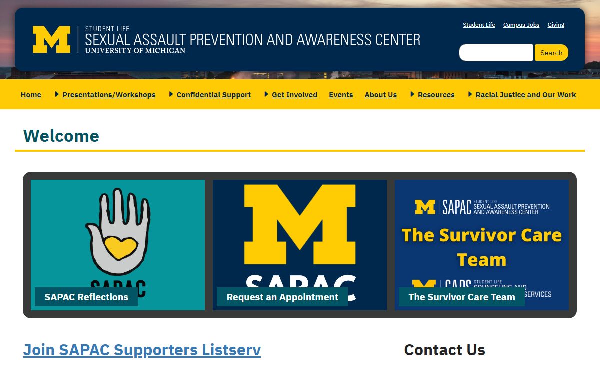 Welcome | Sexual Assault Prevention and Awareness Center