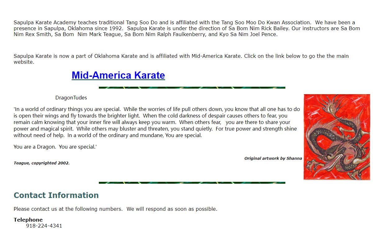 Sapulpa Karate Academy