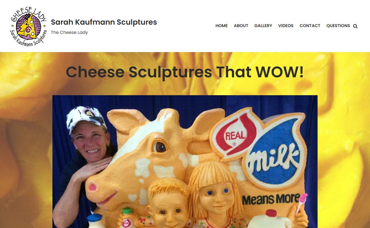 Sarah Kaufmann Sculptures – The Cheese Lady