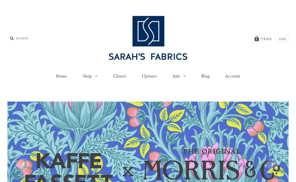 Sarah's Fabrics : Lawrence, KS