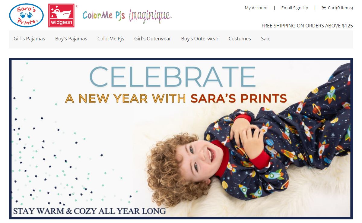 Pajamas & Sleepwear for Kids | Sara's Prints
