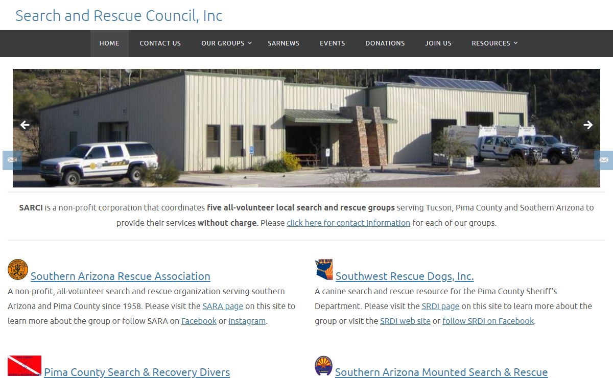 Search and Rescue Council, Inc