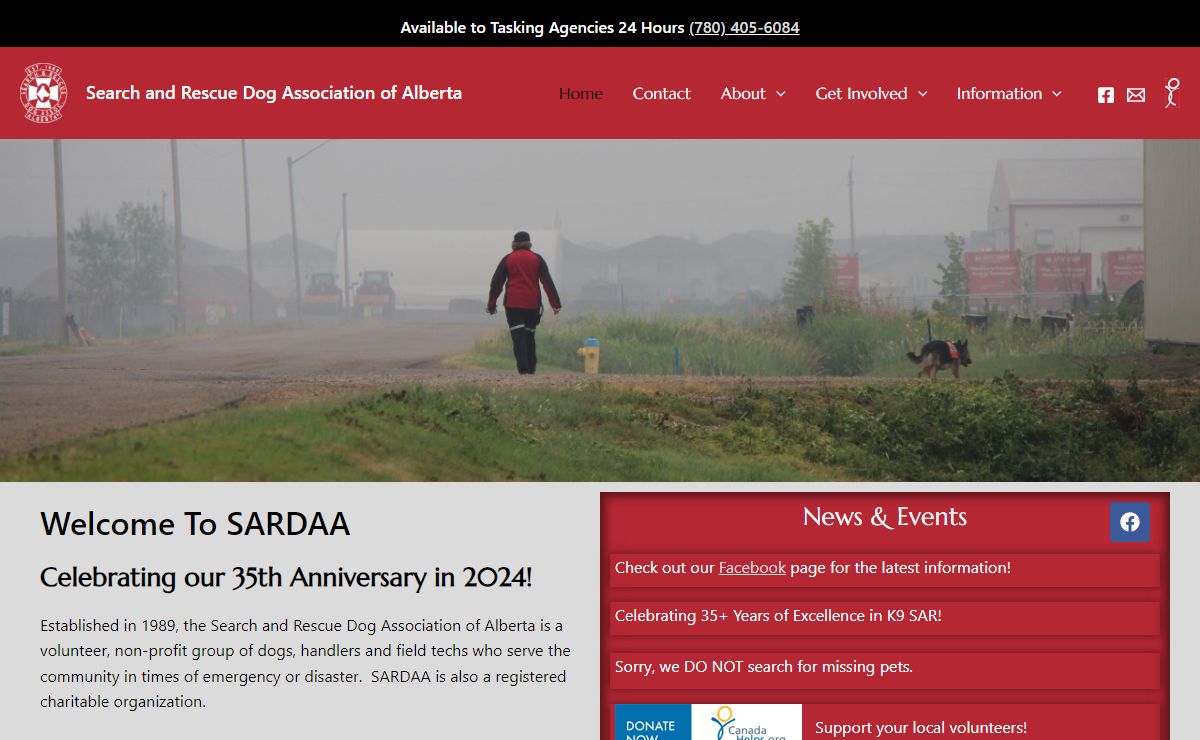 Home - Search and Rescue Dog Association of Alberta
