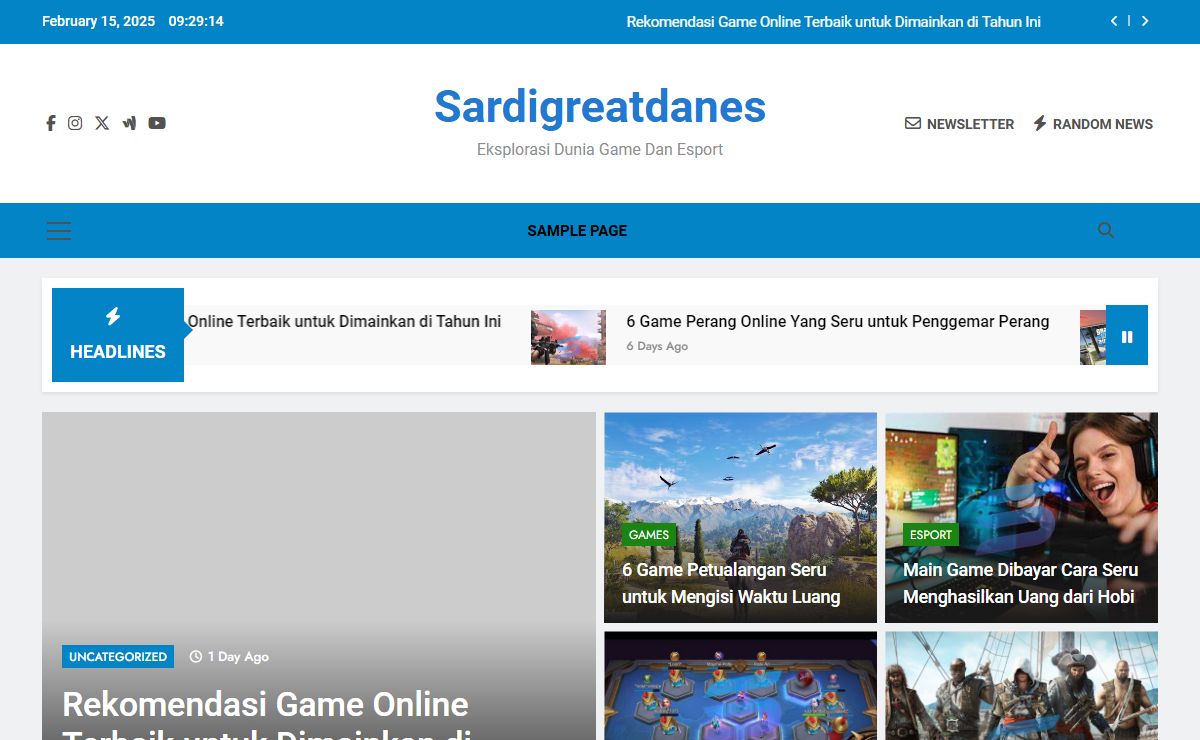Sardigreatdanes - Eksplorasi Dunia Game dan Esport