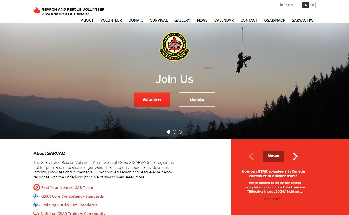 Search and Rescue Volunteer Association of Canada