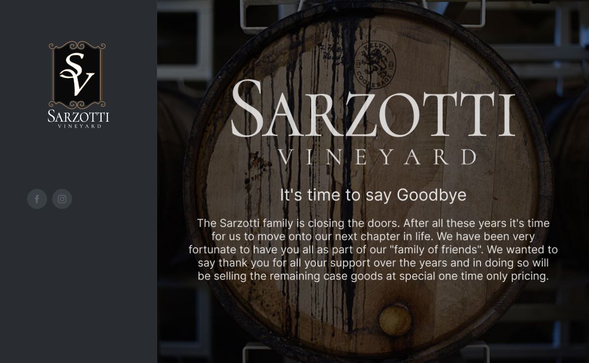 Home - Sarzotti Winery