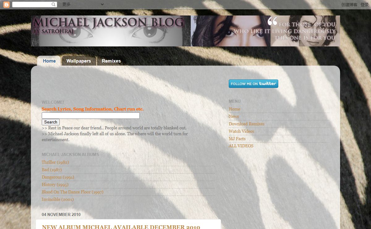 Michael Jackson Blog
