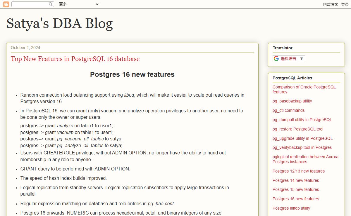 Satya's DBA Blog