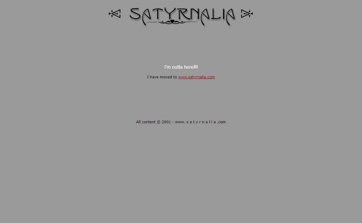 s a t y r n a l i a