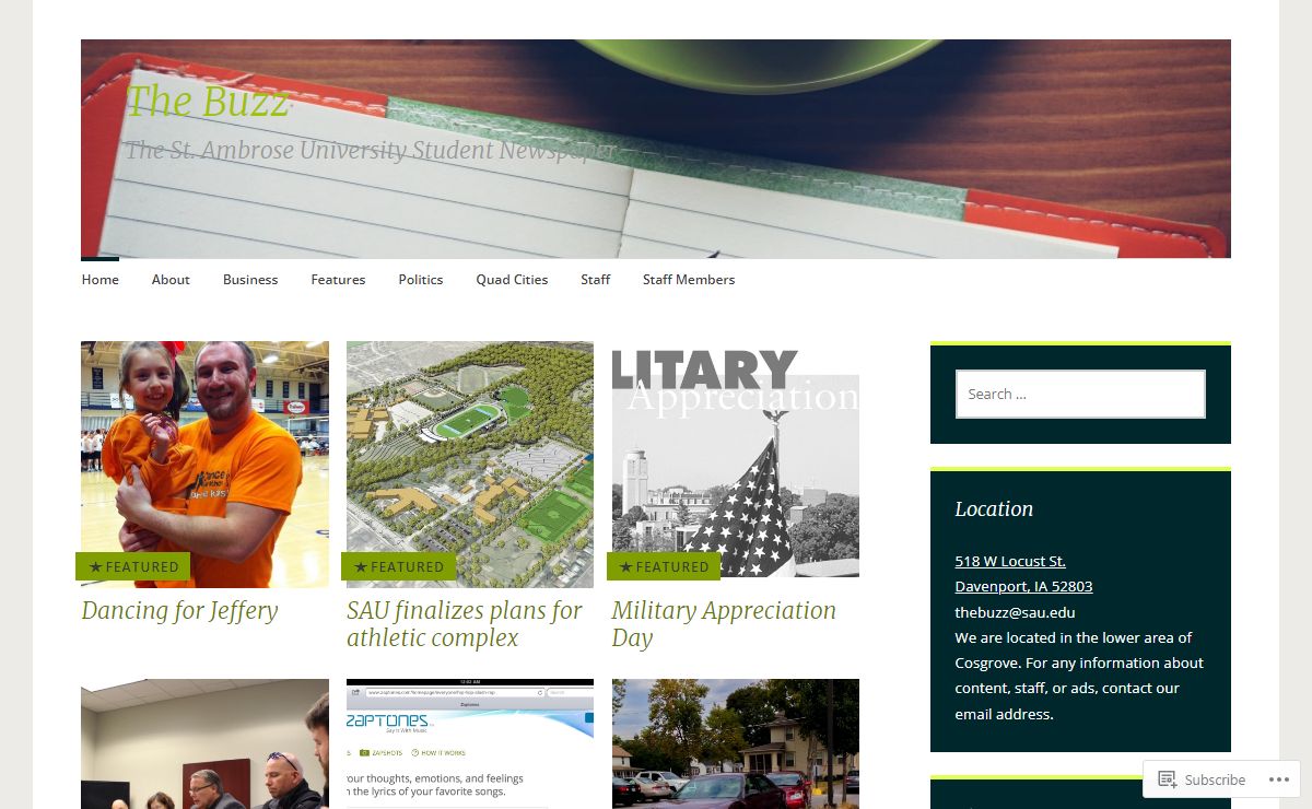 The Buzz – The St. Ambrose University Student Newspaper