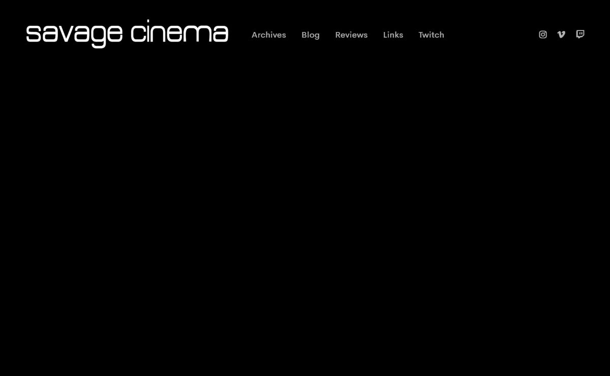 Main - Savage Cinema The #1 Cult Horror Web Zine