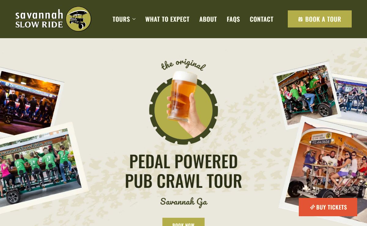 Savannah Pedal Tour | Savannah GA | Savannah Slow Ride
