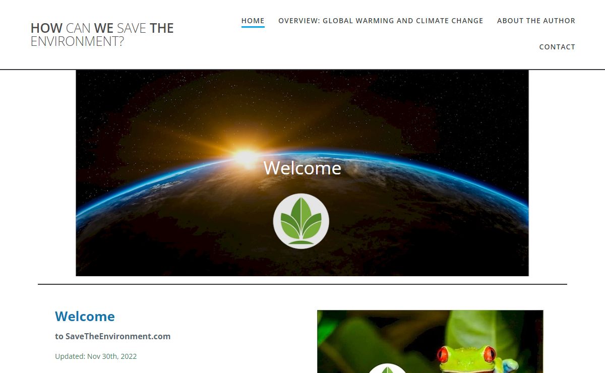 How Can We Save The Environment? | SaveTheEnvironment.com