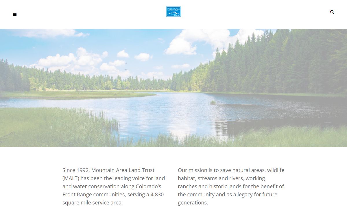Mountain Area Land Trust – Conservation Saving the Land…Leaving a Legacy