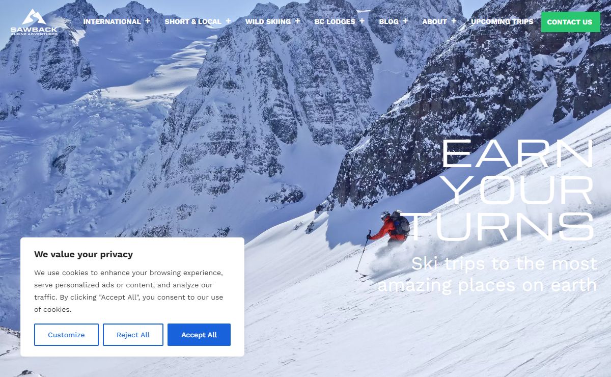 Mountain and Ski Guide Services - Sawback Alpine Adventures