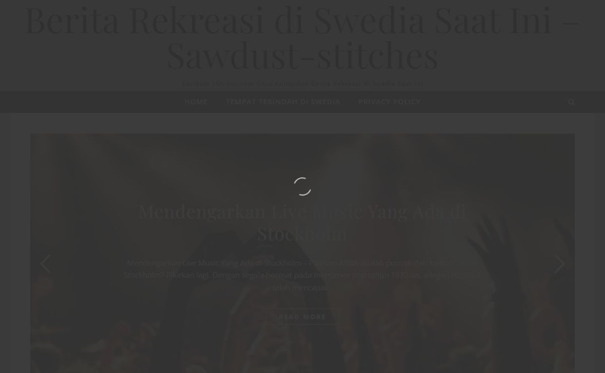 Berita Rekreasi di Swedia Saat Ini - Sawdust-stitches