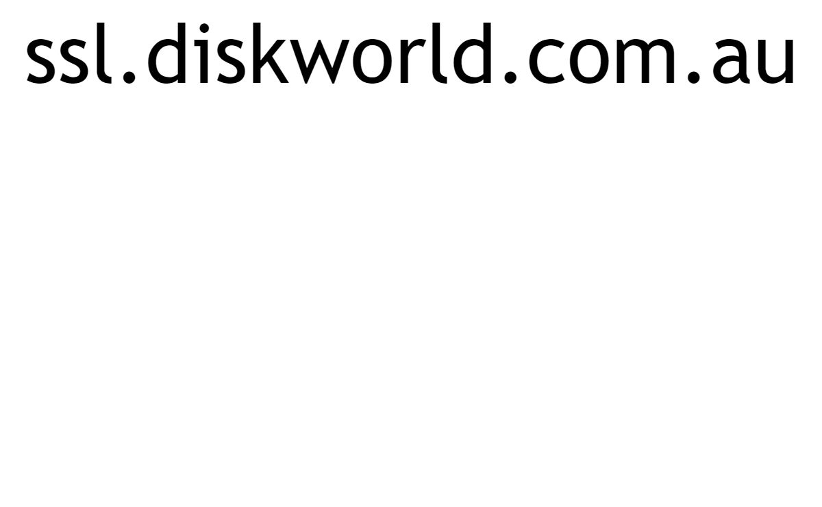 ssl.diskworld.com.au
