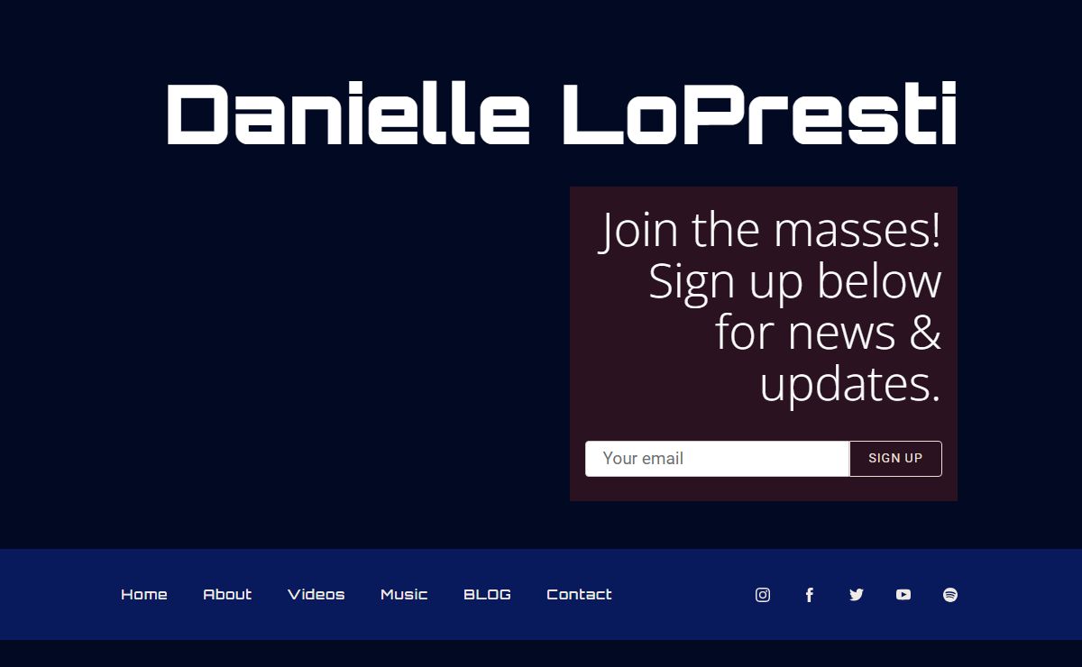 Danielle LoPresti Official Website