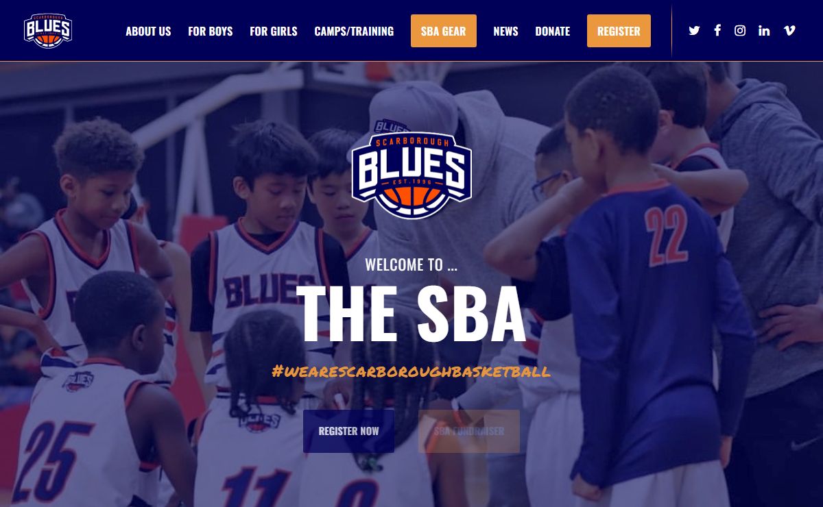 SBA Blues Basketball | Scarborough Basketball Association