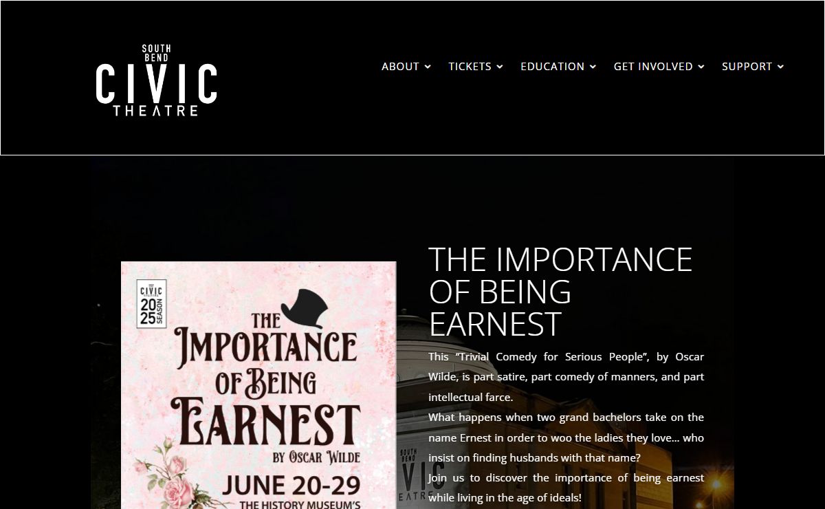 South Bend Civic Theatre | Theatre to enrich your life.